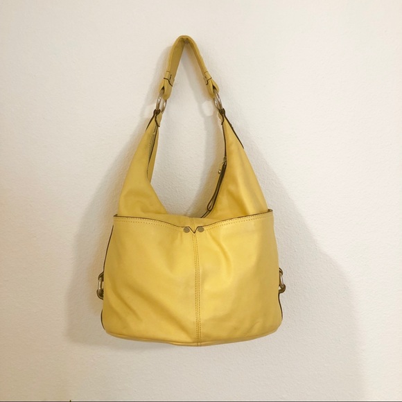 Tignanello Handbags - Yellow LEATHER shoulder bag